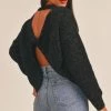 Ten North Sage The Label Melanie Back Twist Sweater Tops