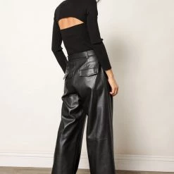 Line + Dot Halo Cutout Sweater Tops