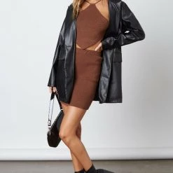 Cotton Candy LA Cotton Candy Halter Sweater Set